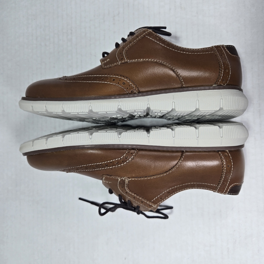 *NEW* Johnston & Murphy Big Kid Holden Wing Tip Dress Shoes Size 2 (Little Boys) - Picture 4 of 12